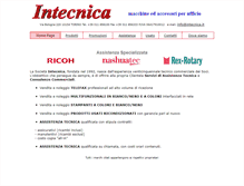 Tablet Screenshot of intecnica.it